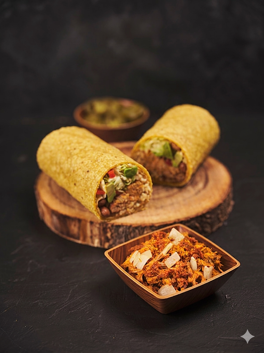 X6 Tinga (Tortilla de Maíz)